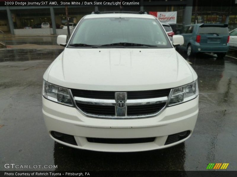 Stone White / Dark Slate Gray/Light Graystone 2009 Dodge Journey SXT AWD