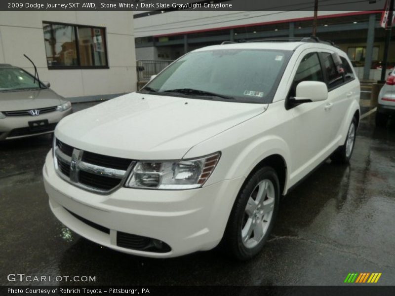 Stone White / Dark Slate Gray/Light Graystone 2009 Dodge Journey SXT AWD