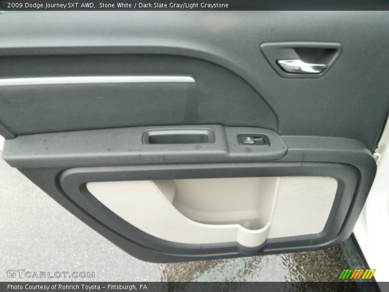 Stone White / Dark Slate Gray/Light Graystone 2009 Dodge Journey SXT AWD