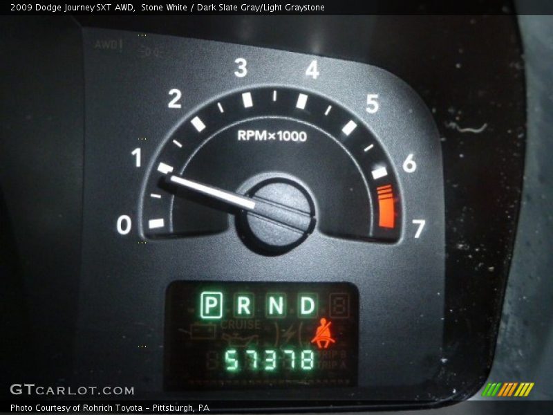 Stone White / Dark Slate Gray/Light Graystone 2009 Dodge Journey SXT AWD
