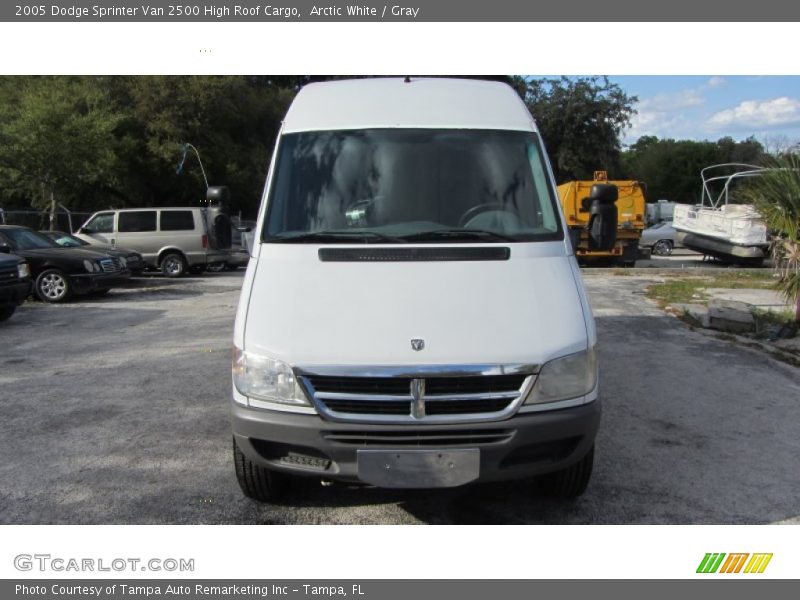 Arctic White / Gray 2005 Dodge Sprinter Van 2500 High Roof Cargo