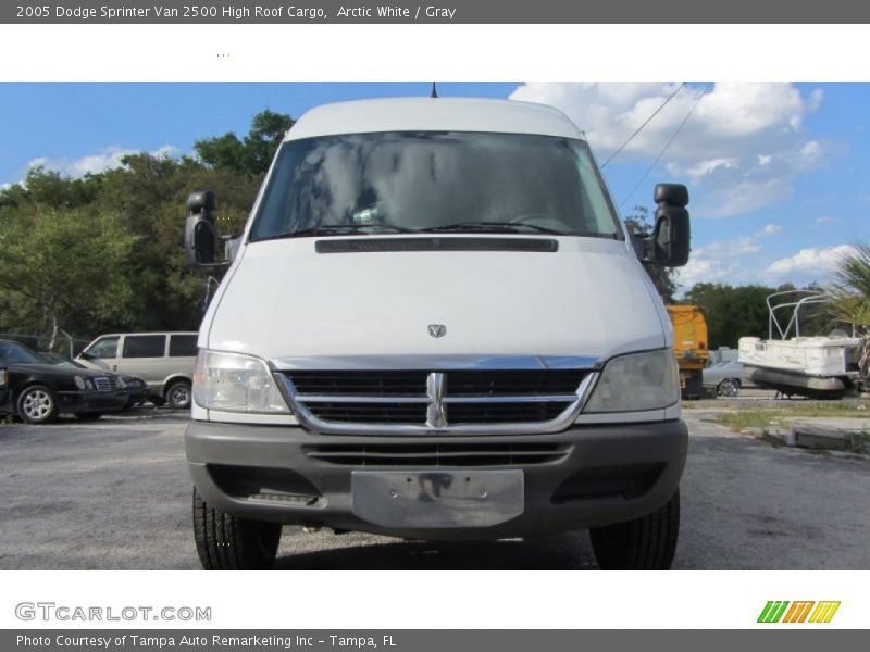 Arctic White / Gray 2005 Dodge Sprinter Van 2500 High Roof Cargo