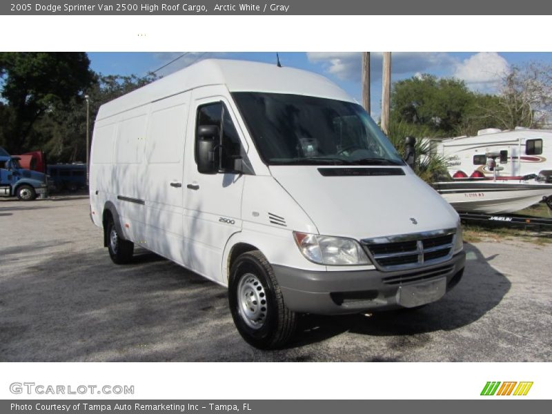 Arctic White / Gray 2005 Dodge Sprinter Van 2500 High Roof Cargo