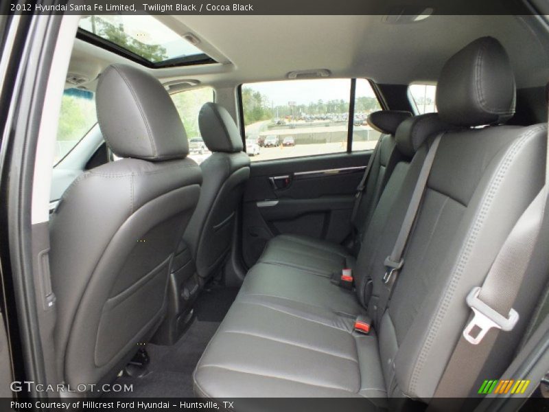 Twilight Black / Cocoa Black 2012 Hyundai Santa Fe Limited