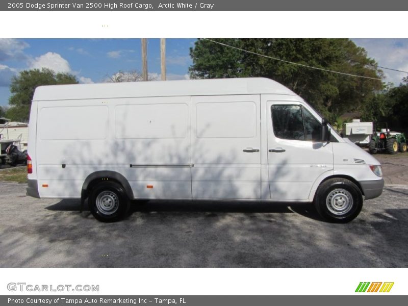 Arctic White / Gray 2005 Dodge Sprinter Van 2500 High Roof Cargo