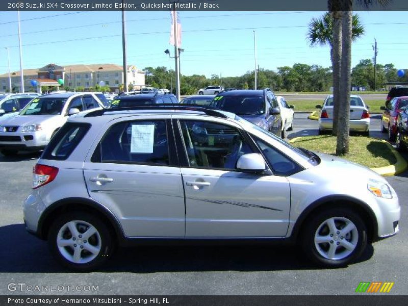 Quicksilver Metallic / Black 2008 Suzuki SX4 Crossover Limited Edition