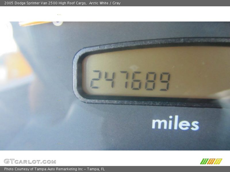 Arctic White / Gray 2005 Dodge Sprinter Van 2500 High Roof Cargo