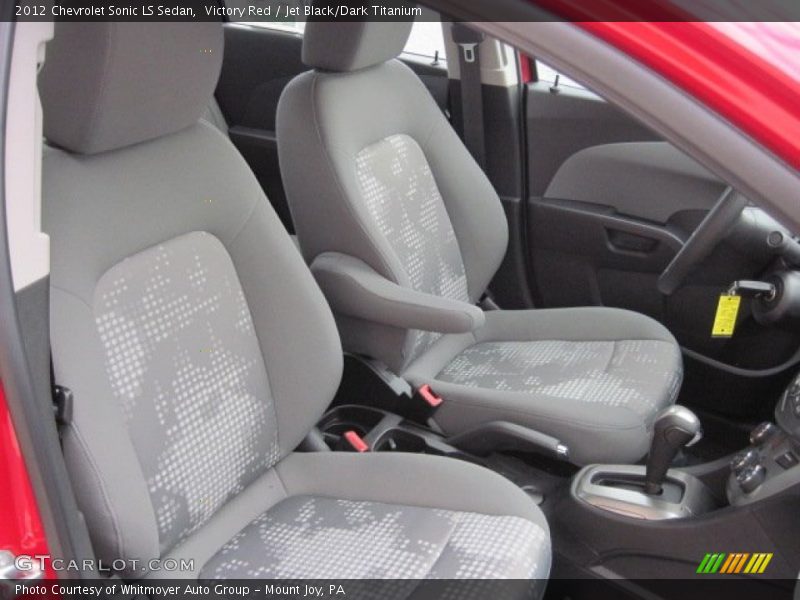Victory Red / Jet Black/Dark Titanium 2012 Chevrolet Sonic LS Sedan