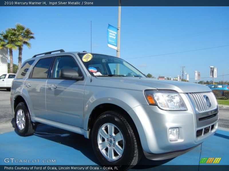 Ingot Silver Metallic / Stone 2010 Mercury Mariner I4