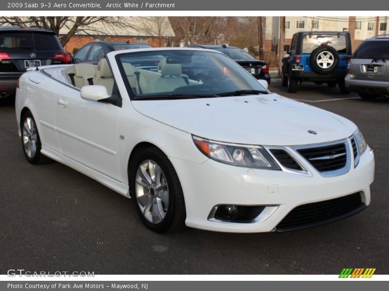 Front 3/4 View of 2009 9-3 Aero Convertible