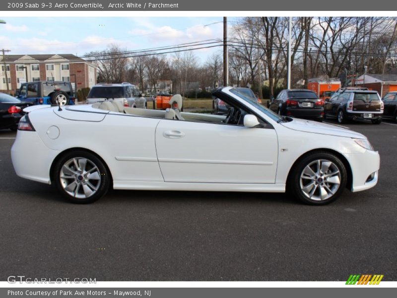  2009 9-3 Aero Convertible Arctic White