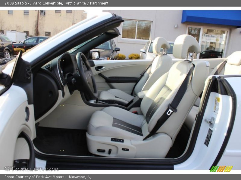  2009 9-3 Aero Convertible Parchment Interior
