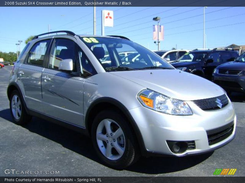 Quicksilver Metallic / Black 2008 Suzuki SX4 Crossover Limited Edition