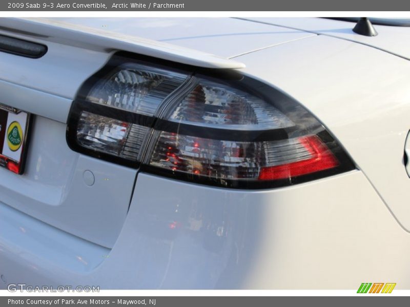 Arctic White / Parchment 2009 Saab 9-3 Aero Convertible