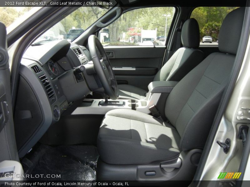 Gold Leaf Metallic / Charcoal Black 2012 Ford Escape XLT