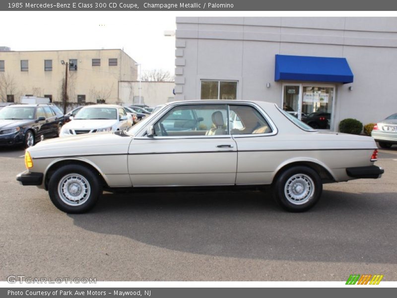 Champagne Metallic / Palomino 1985 Mercedes-Benz E Class 300 CD Coupe