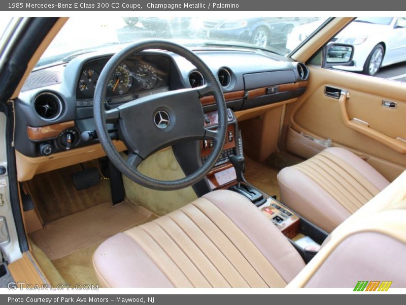  1985 E Class 300 CD Coupe Palomino Interior