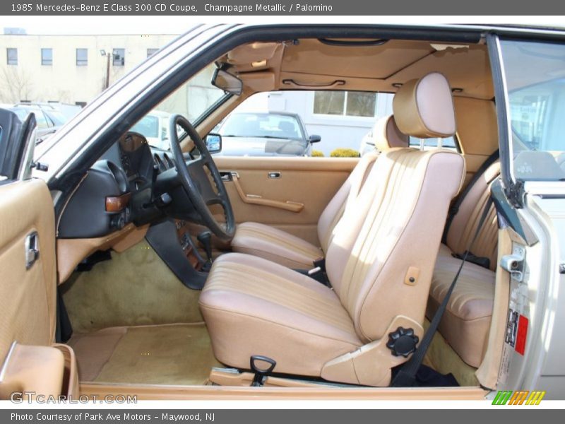  1985 E Class 300 CD Coupe Palomino Interior