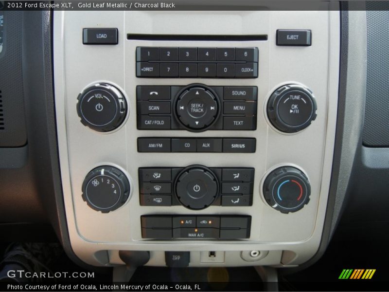 Gold Leaf Metallic / Charcoal Black 2012 Ford Escape XLT