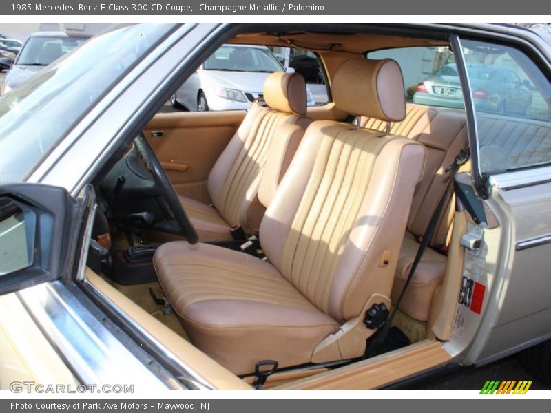  1985 E Class 300 CD Coupe Palomino Interior