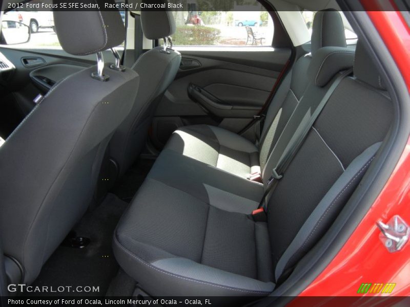 Race Red / Charcoal Black 2012 Ford Focus SE SFE Sedan