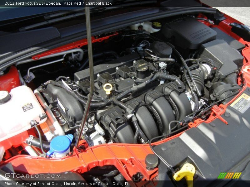Race Red / Charcoal Black 2012 Ford Focus SE SFE Sedan