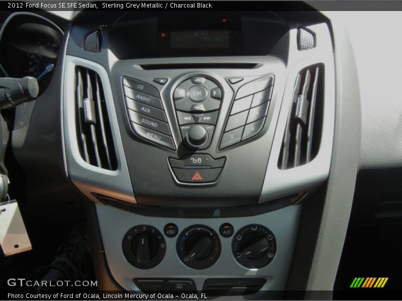 Sterling Grey Metallic / Charcoal Black 2012 Ford Focus SE SFE Sedan