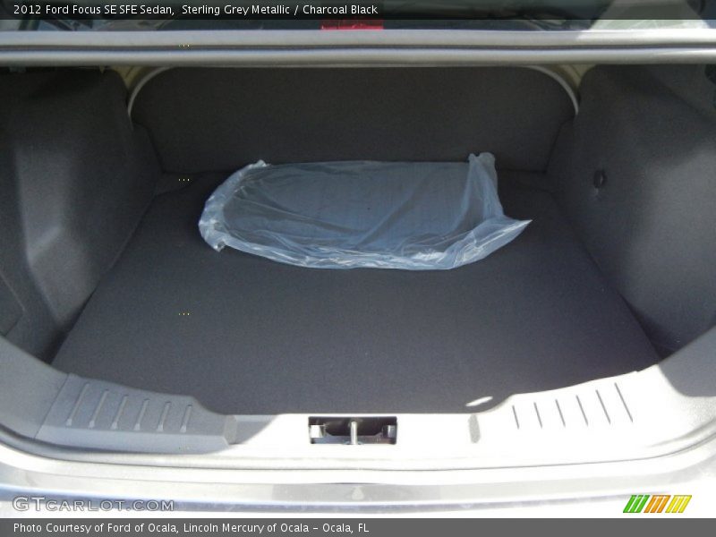 Sterling Grey Metallic / Charcoal Black 2012 Ford Focus SE SFE Sedan