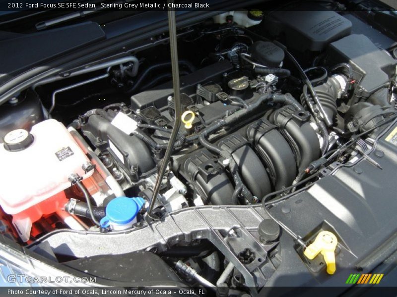 Sterling Grey Metallic / Charcoal Black 2012 Ford Focus SE SFE Sedan
