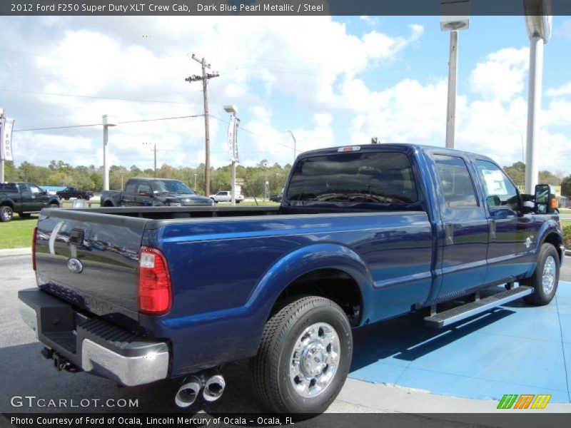  2012 F250 Super Duty XLT Crew Cab Dark Blue Pearl Metallic