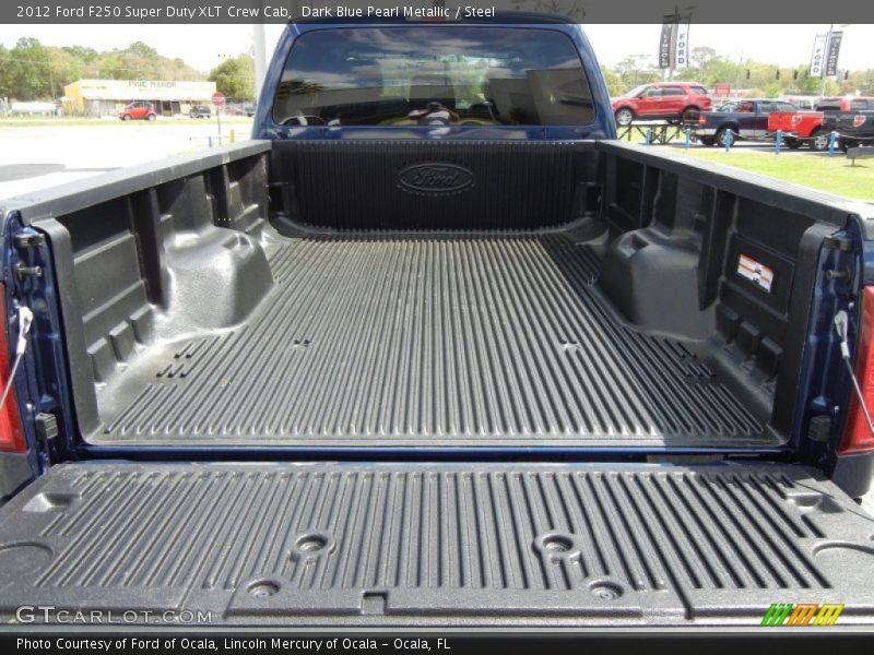 Dark Blue Pearl Metallic / Steel 2012 Ford F250 Super Duty XLT Crew Cab