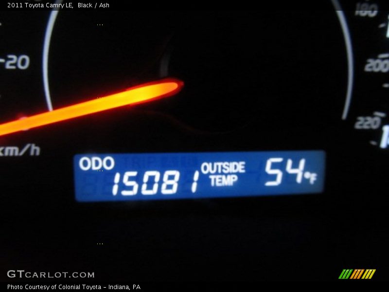 Black / Ash 2011 Toyota Camry LE