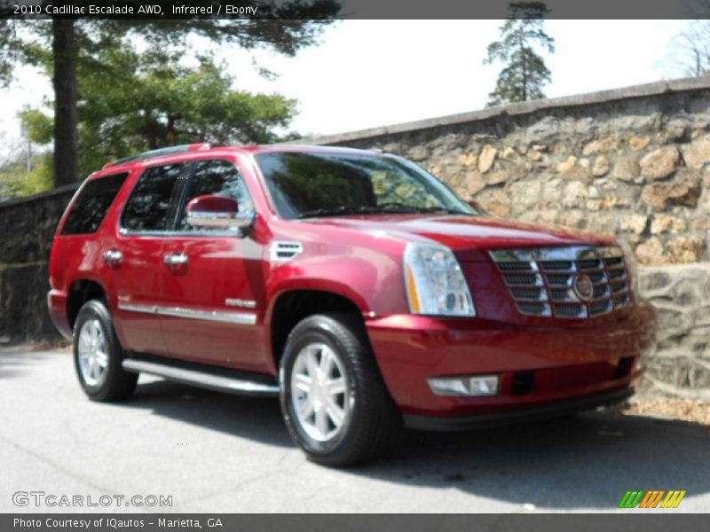 Infrared / Ebony 2010 Cadillac Escalade AWD