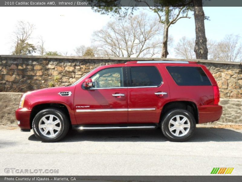 Infrared / Ebony 2010 Cadillac Escalade AWD