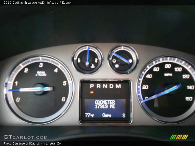  2010 Escalade AWD AWD Gauges