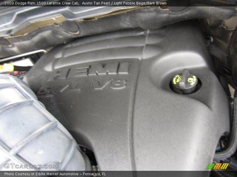 Austin Tan Pearl / Light Pebble Beige/Bark Brown 2009 Dodge Ram 1500 Laramie Crew Cab