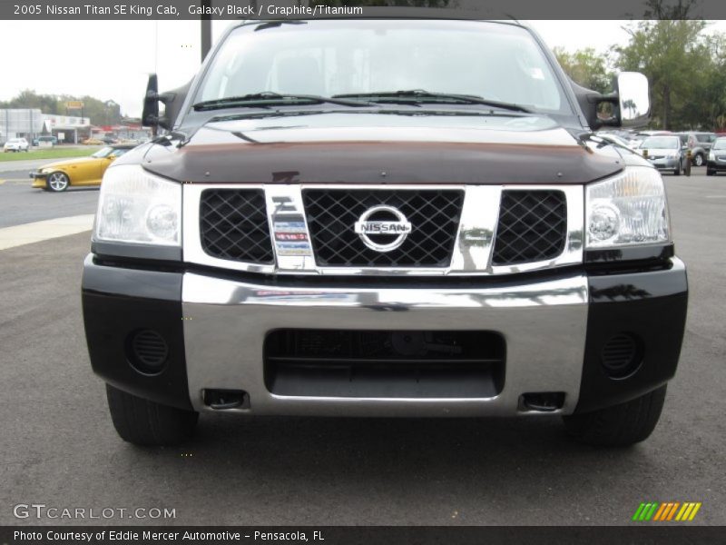 Galaxy Black / Graphite/Titanium 2005 Nissan Titan SE King Cab