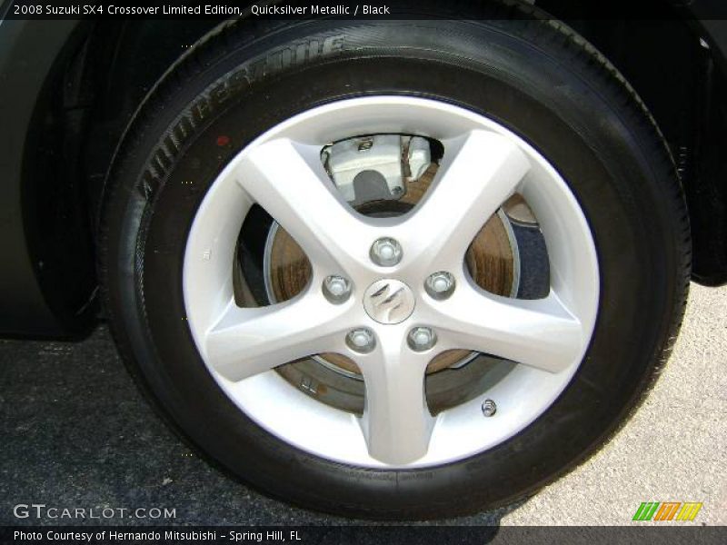 Quicksilver Metallic / Black 2008 Suzuki SX4 Crossover Limited Edition