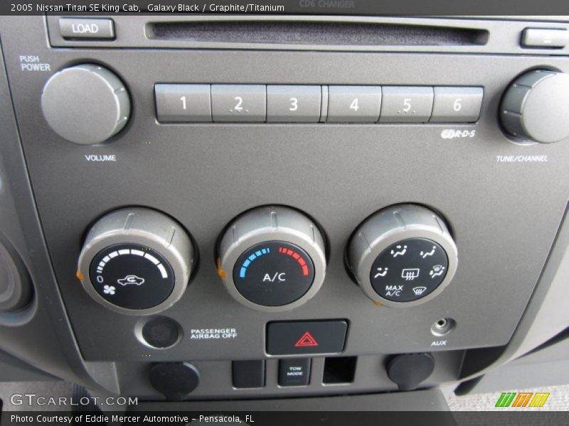 Galaxy Black / Graphite/Titanium 2005 Nissan Titan SE King Cab