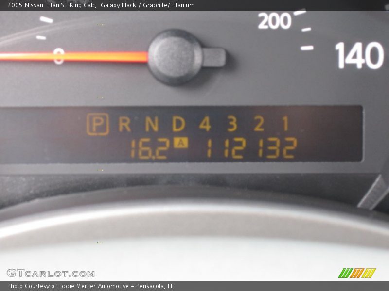 Galaxy Black / Graphite/Titanium 2005 Nissan Titan SE King Cab