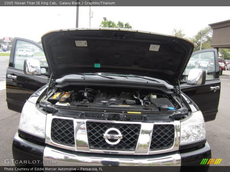 Galaxy Black / Graphite/Titanium 2005 Nissan Titan SE King Cab