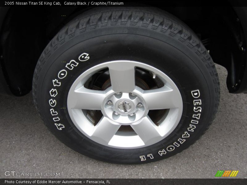 Galaxy Black / Graphite/Titanium 2005 Nissan Titan SE King Cab