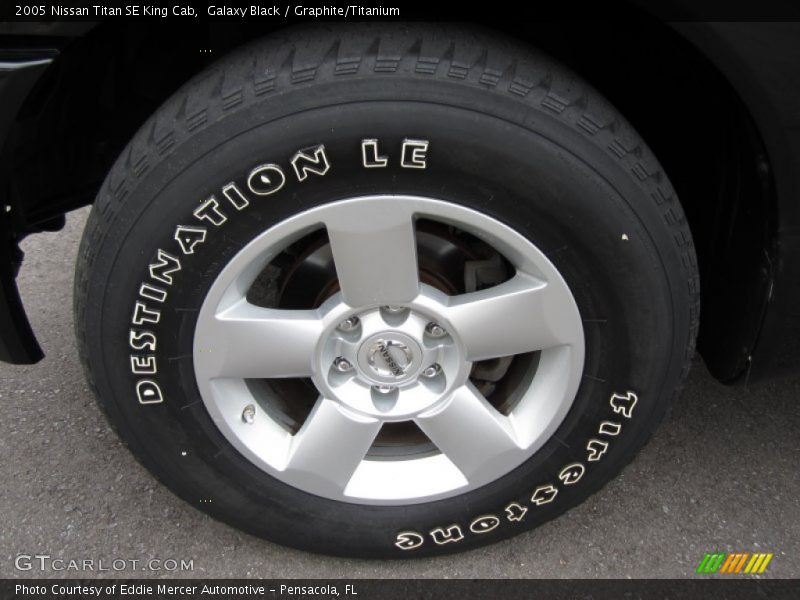 Galaxy Black / Graphite/Titanium 2005 Nissan Titan SE King Cab
