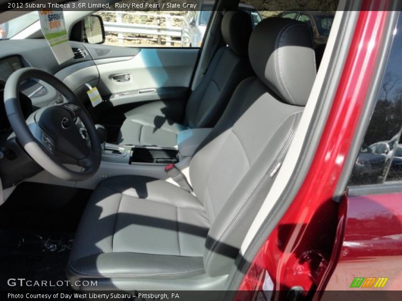 Ruby Red Pearl / Slate Gray 2012 Subaru Tribeca 3.6R Limited
