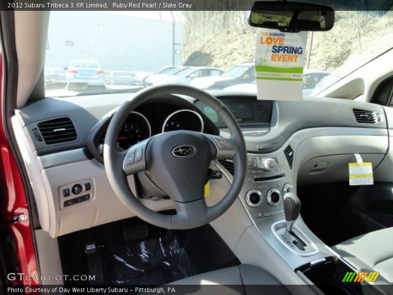 Ruby Red Pearl / Slate Gray 2012 Subaru Tribeca 3.6R Limited
