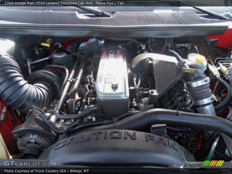  1998 Ram 2500 Laramie Extended Cab 4x4 Engine - 5.9 Liter OHV 12V Cummins Turbo Diesel Inline 6 Cylinder
