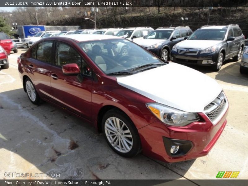 Camellia Red Pearl / Black 2012 Subaru Impreza 2.0i Limited 4 Door