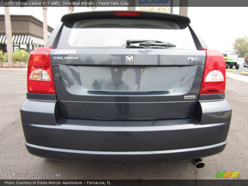 Steel Blue Metallic / Pastel Slate Gray 2007 Dodge Caliber R/T AWD