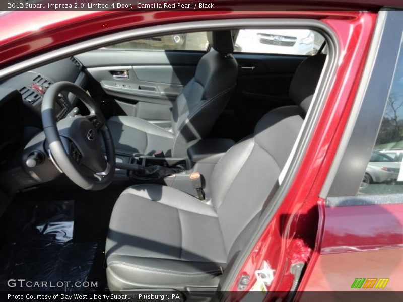 Camellia Red Pearl / Black 2012 Subaru Impreza 2.0i Limited 4 Door