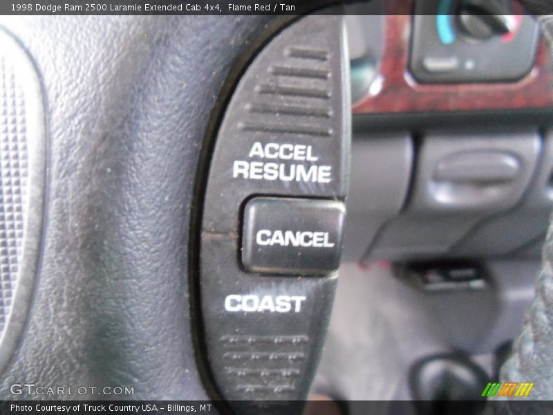 Flame Red / Tan 1998 Dodge Ram 2500 Laramie Extended Cab 4x4